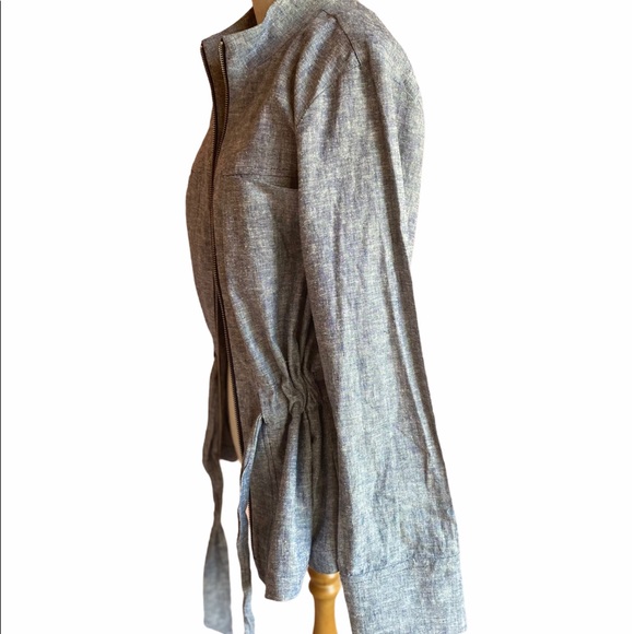 Calvin Klein Linen Zip Jacket NWT - Picture 3 of 9